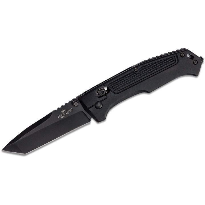 BC560AIBKB Couteau Bear Ops Rancor IV Slide Lock Tanto Lame Acier 14C28N Manche Alu Made USA - Livraison Gratuite