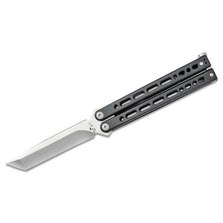 BC810SSBKS Couteau Bear Song VIII Tanto Lame Acier 154CM Manche Acier Made USA - Livraison Gratuite
