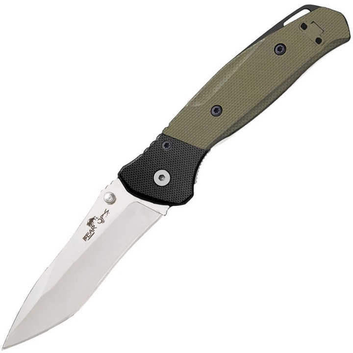 BCA400B4P Couteau Bear Ops Swipe A/O Lame Acier 14C28N Manche G10 Linerlock Clip Made USA - Livraison Gratuite
