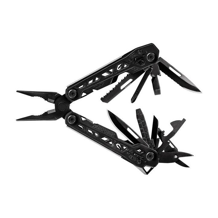 Pince Gerber Truss Multi Tool Black 17 Fonctions Manche Acier Outils Acier Etui Nylon G1779 - Livraison Gratuite