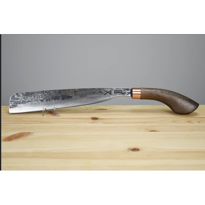 Machette My Parang Bentong 12" Carbone 5160 Manche Bois Etui Nylon Made In Malaysia MYPBNTG12 - Livraison Gratuite