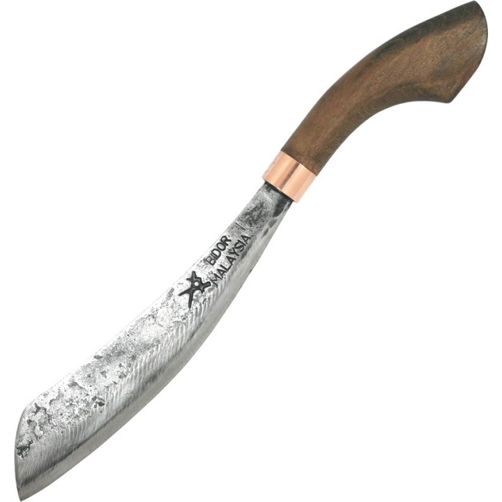 Machette My Parang Duku Chandong 12" Carbone 5160 Manche Bois Etui Nylon Made In Malaysia MYPCDG12 - Livraison Gratuite