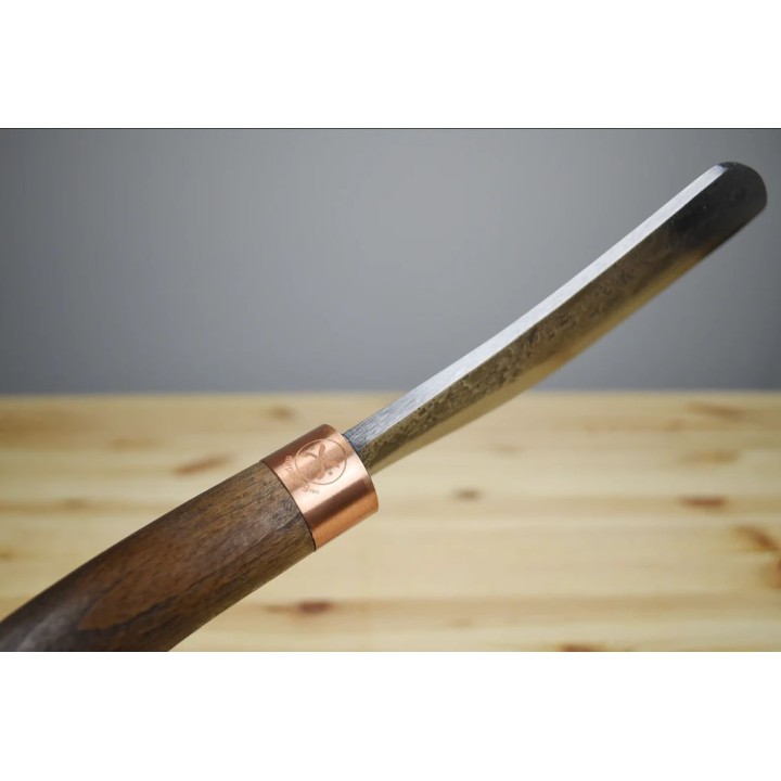 Machette My Parang Duku Chandong 8" Carbone 5160 Manche Bois Etui Nylon Made In Malaysia MYPCDG8 - Livraison Gratuite