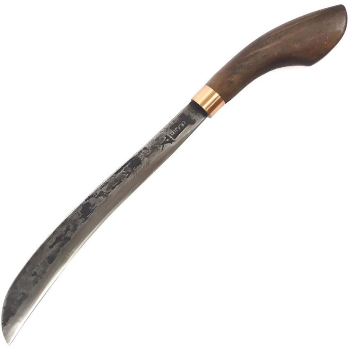 Machette My Parang Rintis Carbone 5160 Manche Bois Etui Nylon Made In Malaysia MYPRNTS12 - Livraison Gratuite