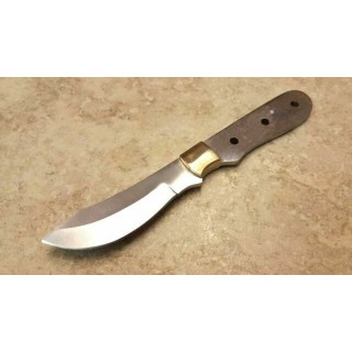 BL093 2 Lames A Customiser Skinner Lame Acier Inox Garde en Laiton - Livraison Gratuite