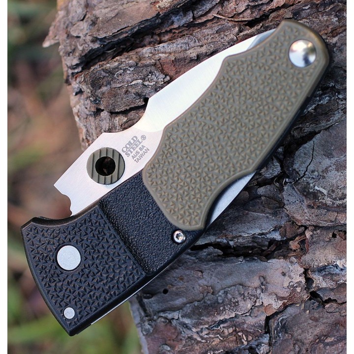 Couteau Cold Steel Grik Lame Acier AUS-8 Manche Black GFN Tri Ad-Lock CS28E - Livraison Gratuite