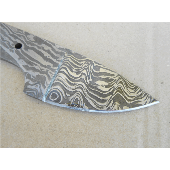 Lame A Customiser Skinner Damas 256 Couches Couteau de Chasse BL124 - Livraison Gratuite