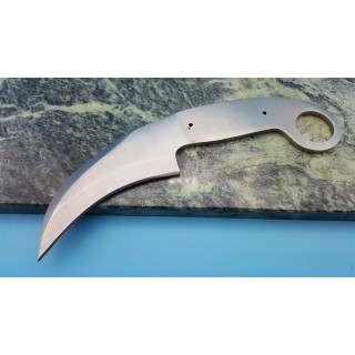 BL127 Lot de 2 Lames A Customiser le Manche Lame Karambit Acier Inox - Livraison Gratuite