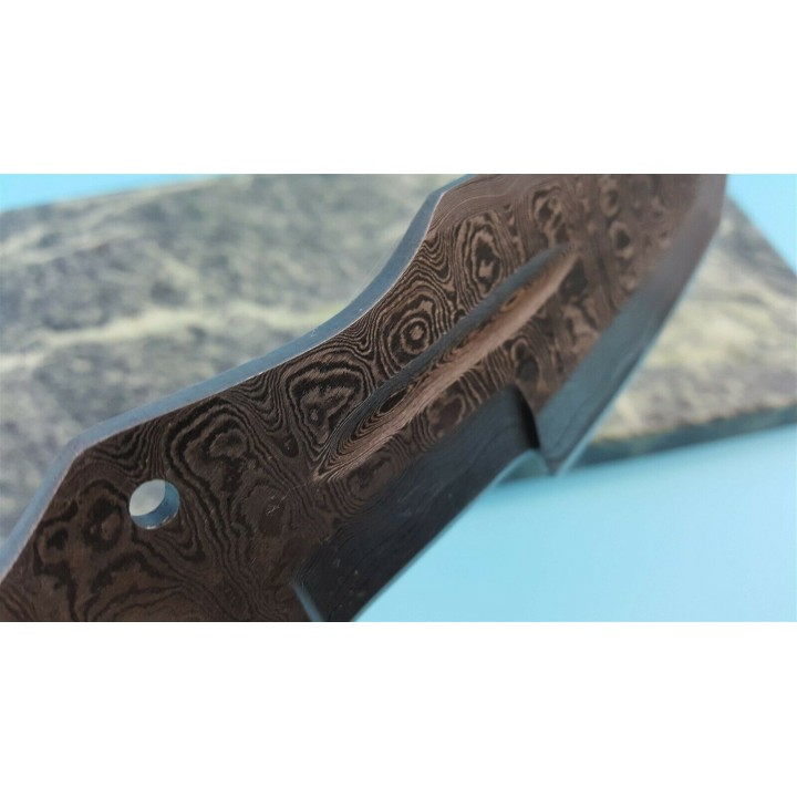 BL137D Lame A Customiser le Manche Lame Trakker Acier Damas 256 Couches - Livraison Gratuite
