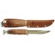 Couteau de Chasse Ka-bar Hunter Manche Cuir Couteau KABAR KA1232 - Livraison Gratuite