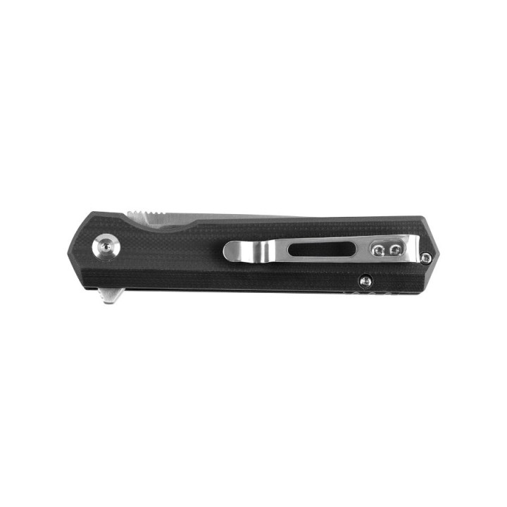 GAFH11SBK Couteau Ganzo Firebird Linerlock Black Lame Acier D2 Manche Black G10 Clip - Livraison Gratuite