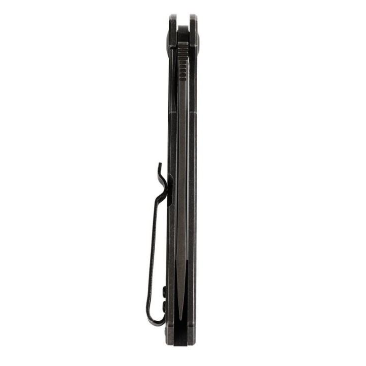GAFH13SS Couteau Ganzo Firebird Linerlock Lame Black D2 Manche Stainless Clip - Livraison Gratuite
