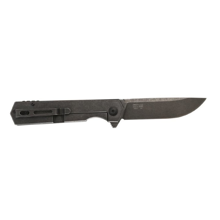 GAFH13SS Couteau Ganzo Firebird Linerlock Lame Black D2 Manche Stainless Clip - Livraison Gratuite