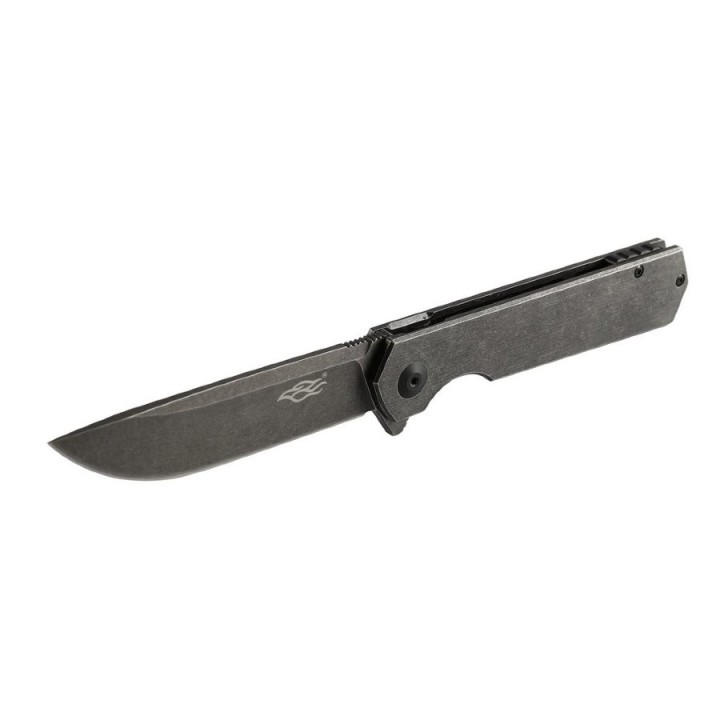 GAFH13SS Couteau Ganzo Firebird Linerlock Lame Black D2 Manche Stainless Clip - Livraison Gratuite