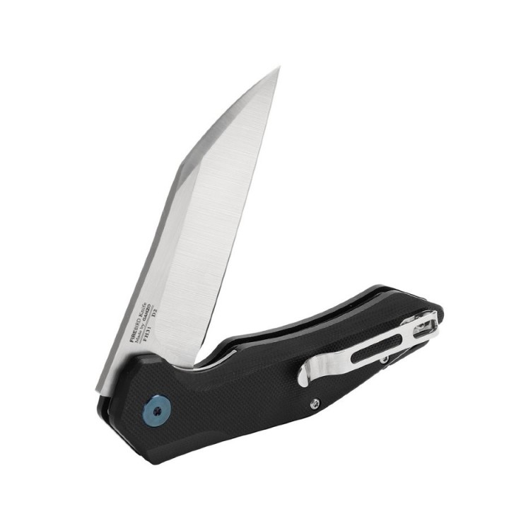 GAFH31BK Couteau Ganzo Firebird Linerlock Black Lame Acier D2 Manche G10 Clip - Livraison Gratuite