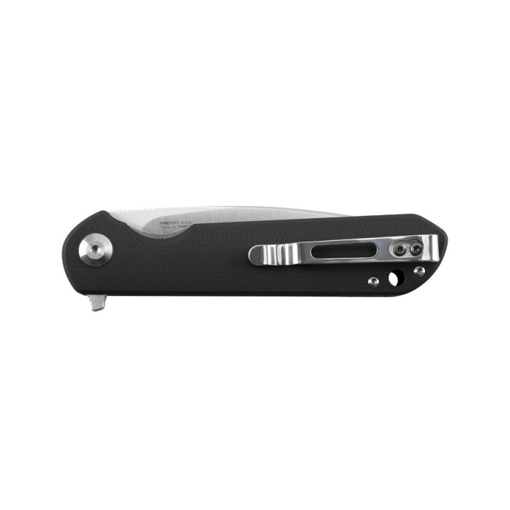 GAFH41BK Couteau Ganzo Firebird Black Lame Acier D2 Manche G10 Linerlock Clip - Livraison Gratuite