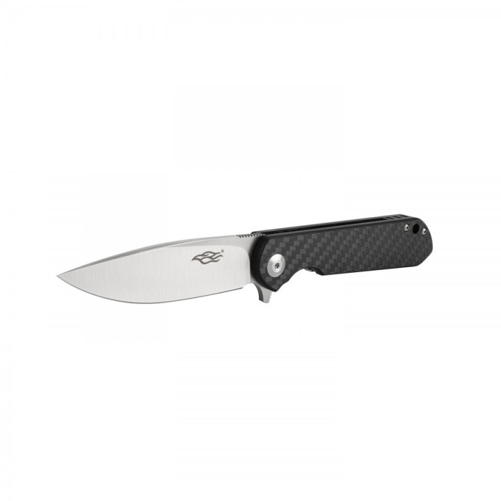 GAFH41CF Couteau Ganzo Firebird Black Lame Acier D2 Manche Fibre Carbone Clip - Livraison Gratuite
