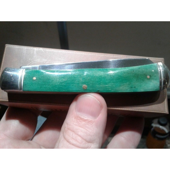 RR1253 Couteau Rough Rider Masonic Trapper Series 2 Lames Acier 440 Manche Os - Livraison Gratuite