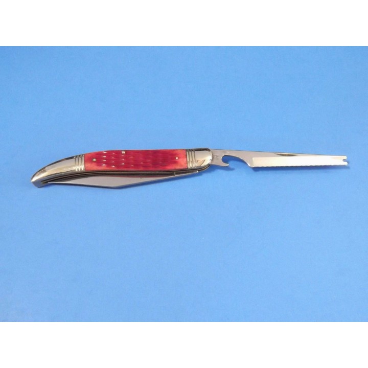 RR1401 Couteau de Pêcheur Rough Rider Fish Knife Acier 440 Manche Os - Livraison Gratuite