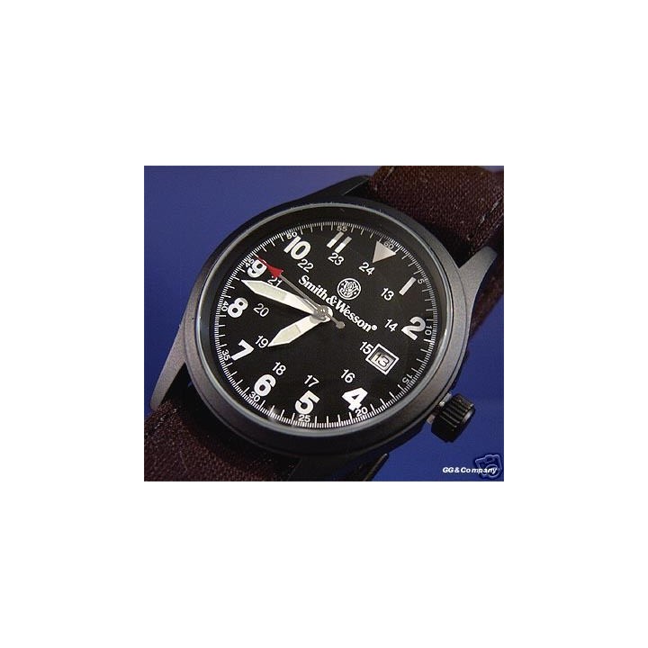 MONTRE SMITH&WESSON BLACK FACE SWW1464BLK MILITARY