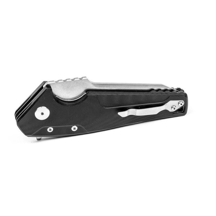 Couteau Real Steel Echo Lame Acier Bohler K110 Manche G10 Linerlock Clip RS9841 - Livraison Gratuite