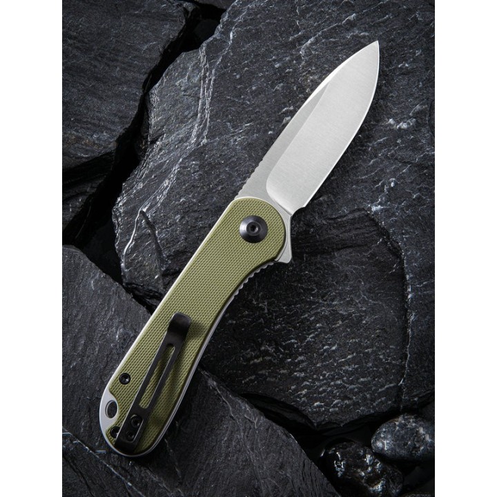 Couteau CIVIVI Elementum Green Lame Acier D2 Manche G-10 Linerlock Clip CIVC907E - Livraison Gratuite
