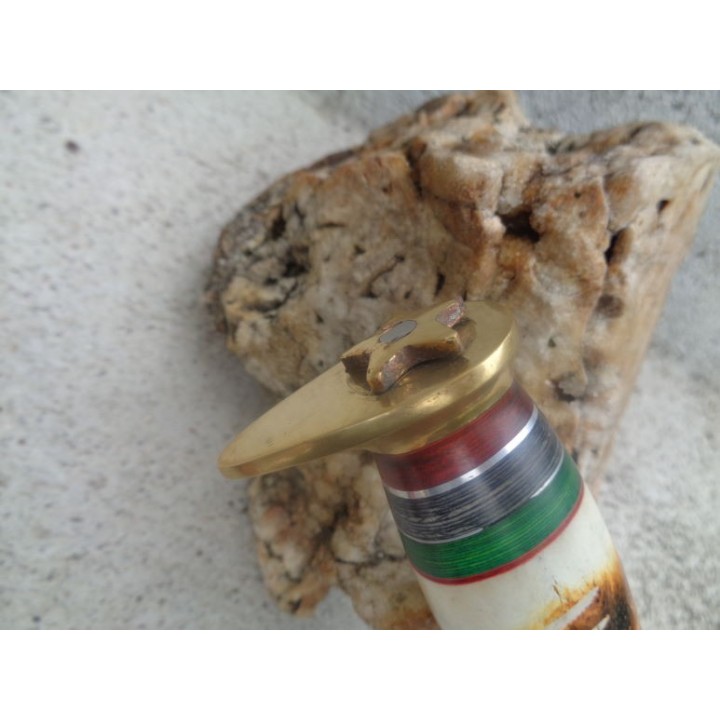 Couteau Poignard Frost Cutlery Chipaway Torchbone Lame Acier Carbone Manche Os Etui Cuir FCW1120TB - Livraison Gratuite