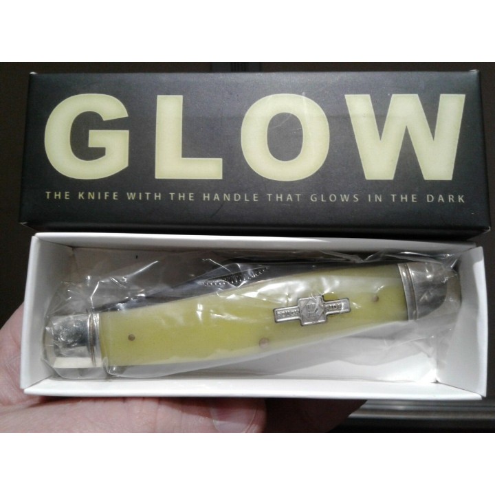 RR1428 Couteau Rough Rider Large Stockman Moon Glow 3 Lames Acier 440 - Livraison Gratuite