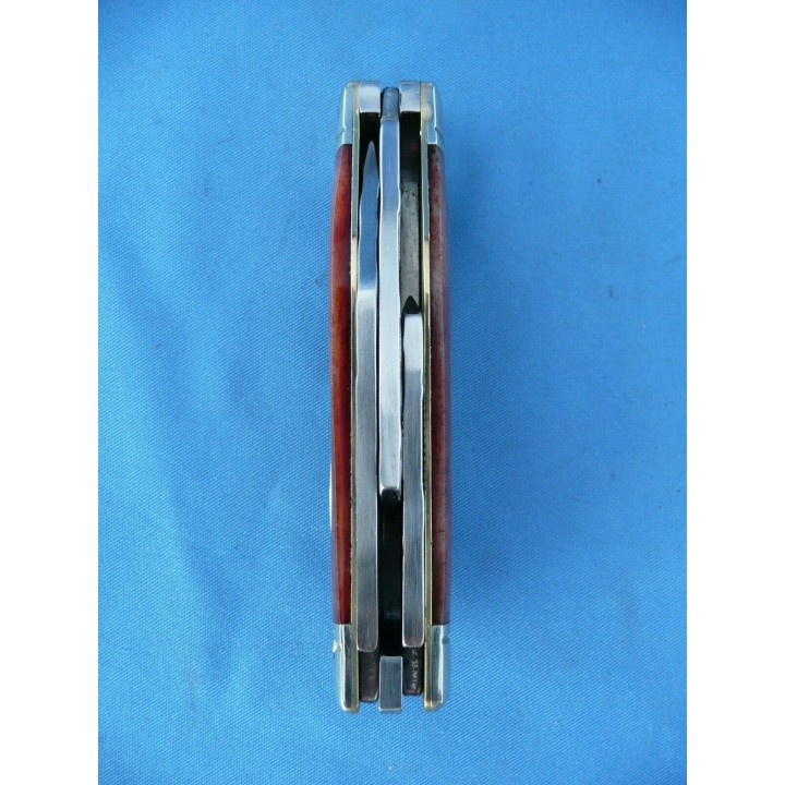 RR1977 Couteau Rough Rider Heavy Forge Stockman Lames Forgées Manche Os - Livraison Gratuite