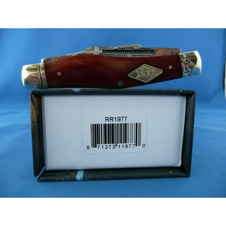 RR1977 Couteau Rough Rider Heavy Forge Stockman Lames Forgées Manche Os - Livraison Gratuite