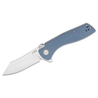 Couteau CJRB Kicker Flipper Blue Manche G10 Lame Tanto Reverse Acier D2 Recoil-Lock Clip J1915BU - Livraison Gratuite