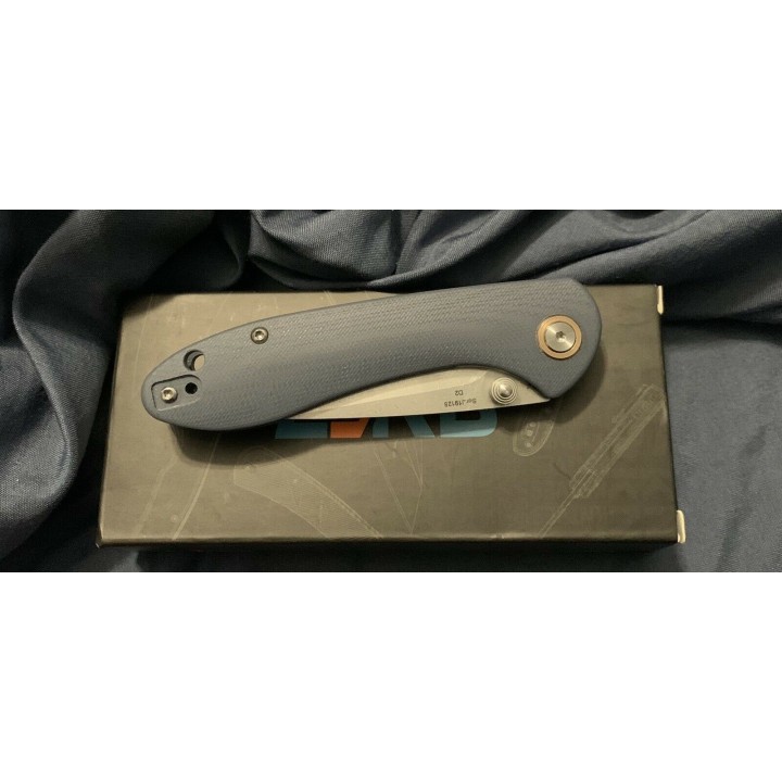 Couteau CJRB Small Feldspar Black Lame Acier D2 Manche G10 LinerLock Clip J1912SBKC - Livraison Gratuite