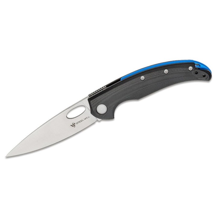 Couteau Steel Will Sedge Black Lame Acier D2 Manche G10 Linerlock Clip SMGF19M10 - Livraison Gratuite