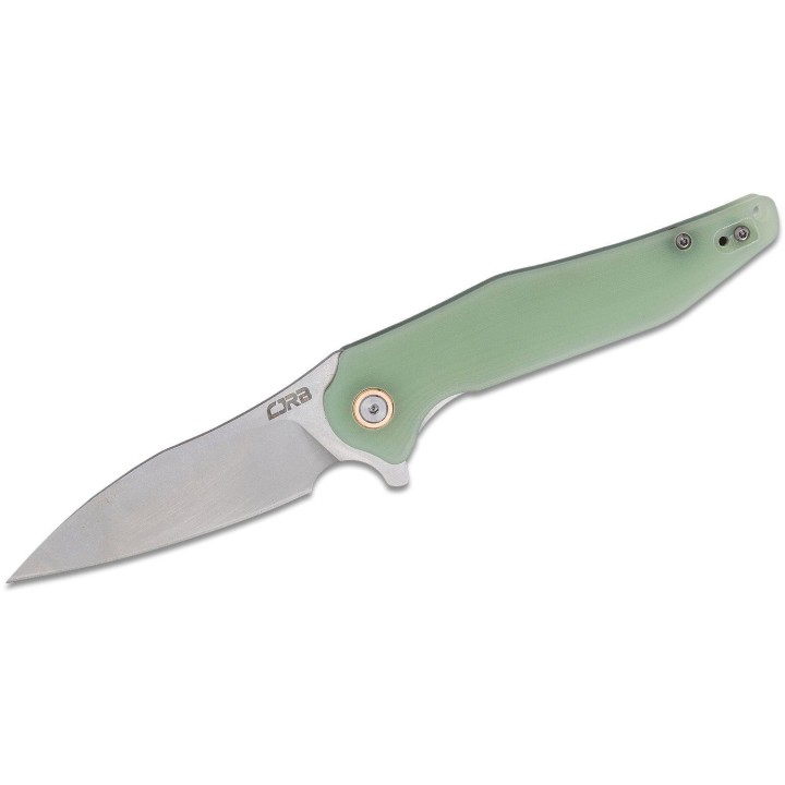 Couteau CJRB Agave Jade Lame Acier D2 Manche G10 Linerlock Clip J1911NTG - Livraison Gratuite