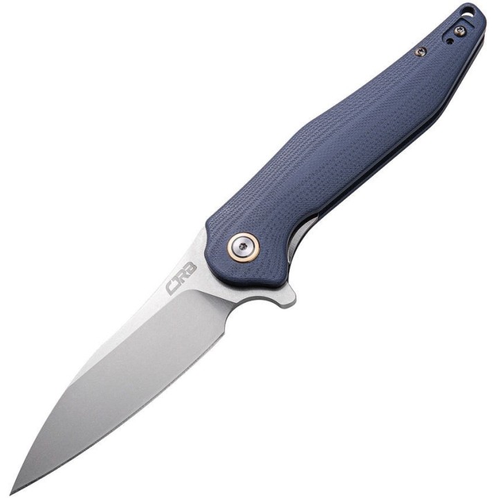 Couteau CJRB Agave Blue/Gray Lame Acier D2 Manche G10 Linerlock Clip J1911GYC - Livraison Gratuite