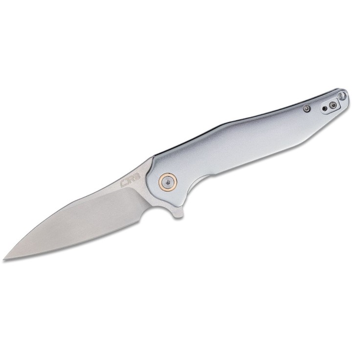 Couteau CJRB Agave Gray Lame Acier D2 Manche Aluminium Linerlock Clip J1911ALC - Livraison Gratuite