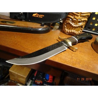 FBKH204D Couteau Frost Cutlery Black Hills Bush Master Lame Acier Inox Manche Bois Etui Nylon - Livraison Gratuite