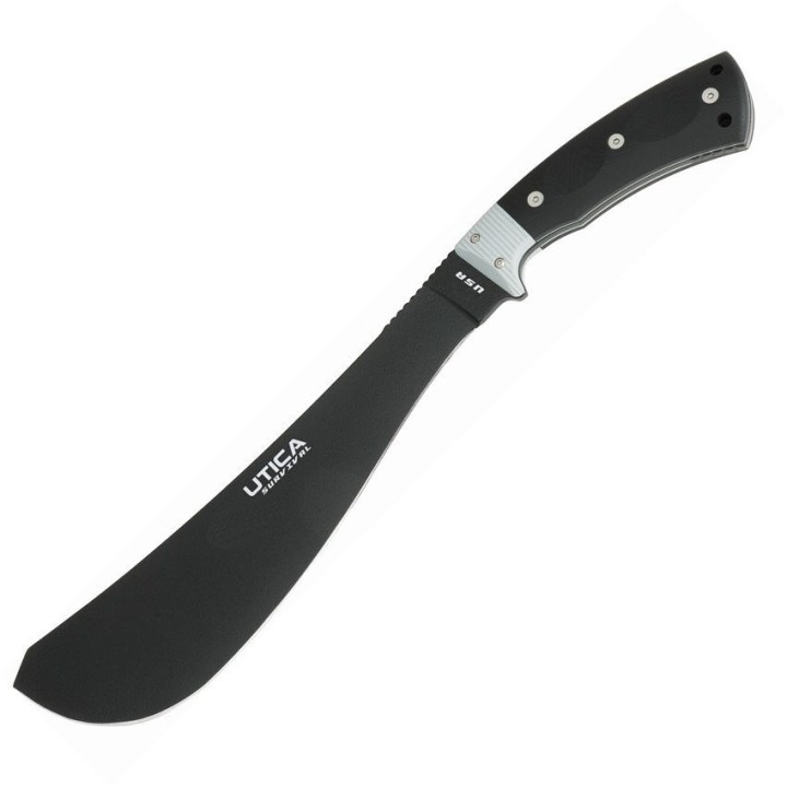Couteau Utica Stealth I Machette Bolo Acier Carbone 1095 Manche Micarta Etui Nylon USA UTK11UTKM11 - Livraison Gratuite