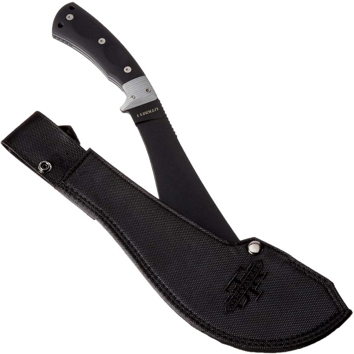 Couteau Utica Stealth I Machette Bolo Acier Carbone 1095 Manche Micarta Etui Nylon USA UTK11UTKM11 - Livraison Gratuite