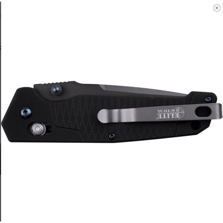 Couteau Elite Tactical Rapid Lock Lame Acier 8Cr13MoV Manche G10 Clip ET1016DBSO - Livraison Gratuite