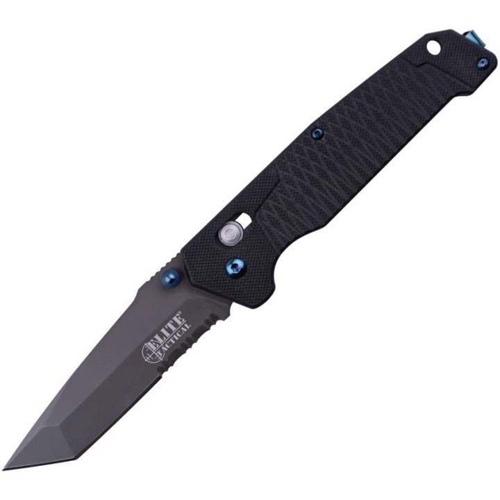 Couteau Elite Tactical Rapid Lock Lame Tanto Acier 8Cr13MoV Manche G10 Clip ET1016TBSO - Livraison Gratuite