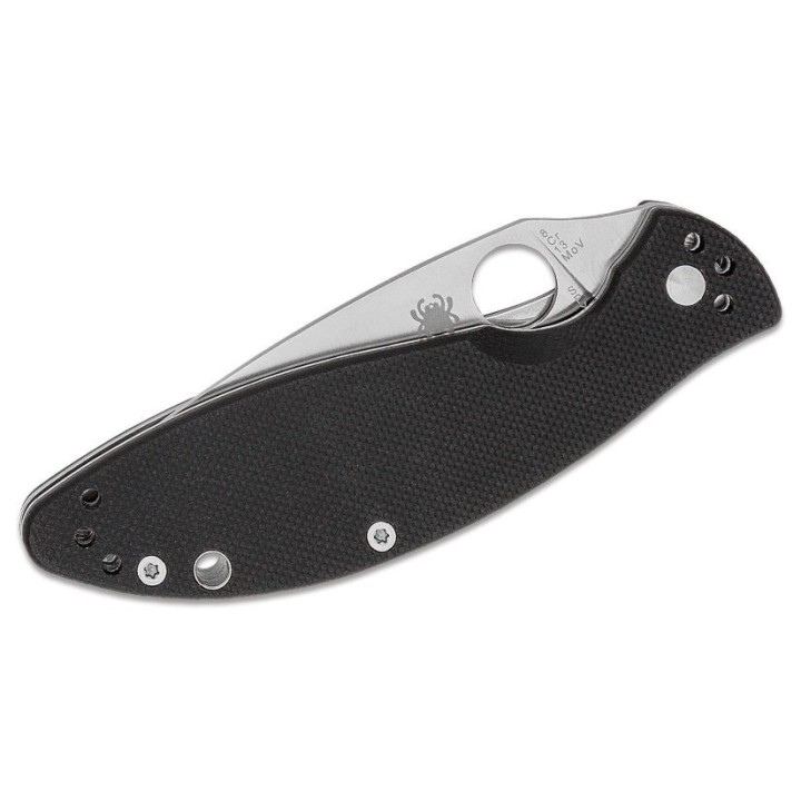 Couteau Spyderco Astute Lame Acier 8Cr13MoV Manche G10 Linerlock Clip SC252GP - Livraison Gratuite