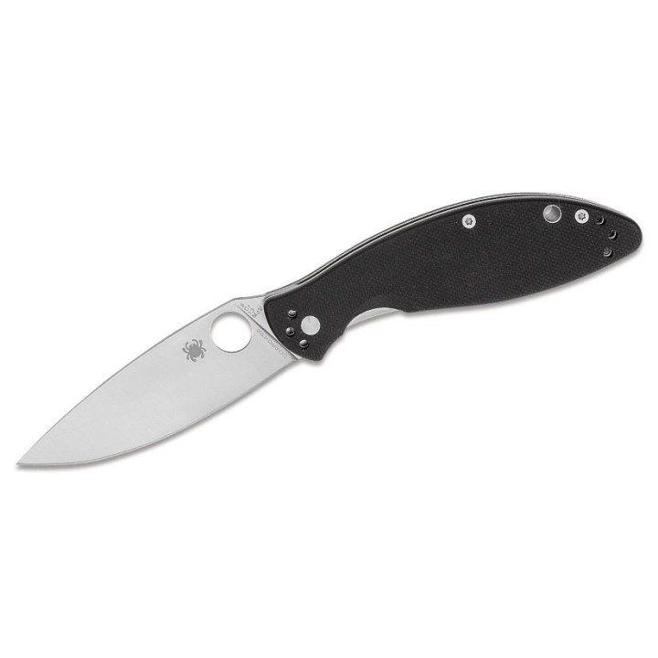 Couteau Spyderco Astute Lame Acier 8Cr13MoV Manche G10 Linerlock Clip SC252GP - Livraison Gratuite
