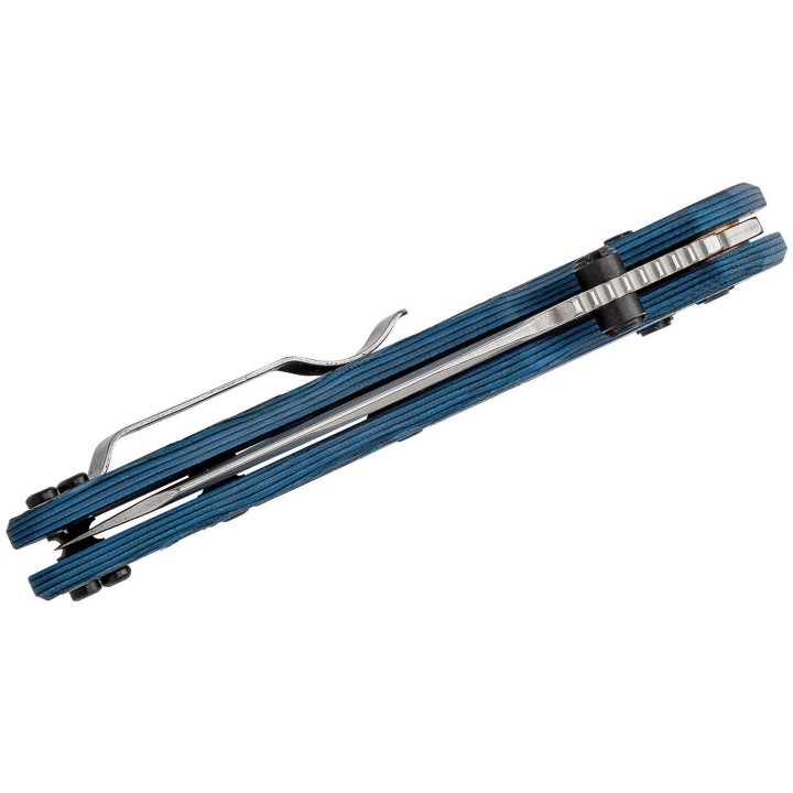 Couteau Hogue Deka ABLE Lock Blue Lame Wharncliffe Acier CPM-20CV Manche G10 Clip Made USA HO24263 - Livraison Gratuite