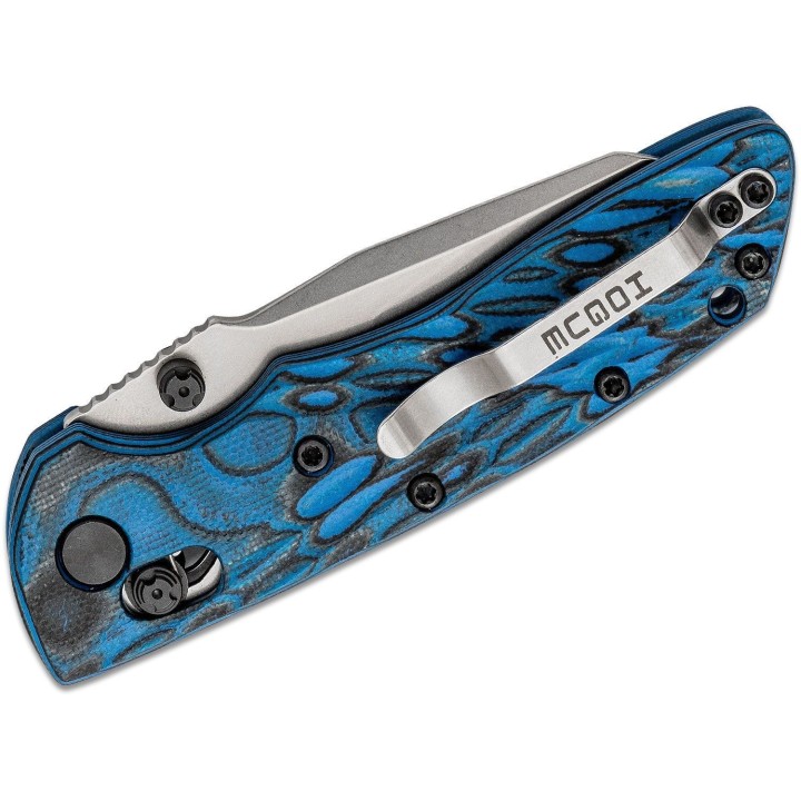 Couteau Hogue Deka ABLE Lock Blue Lame Wharncliffe Acier CPM-20CV Manche G10 Clip Made USA HO24263 - Livraison Gratuite