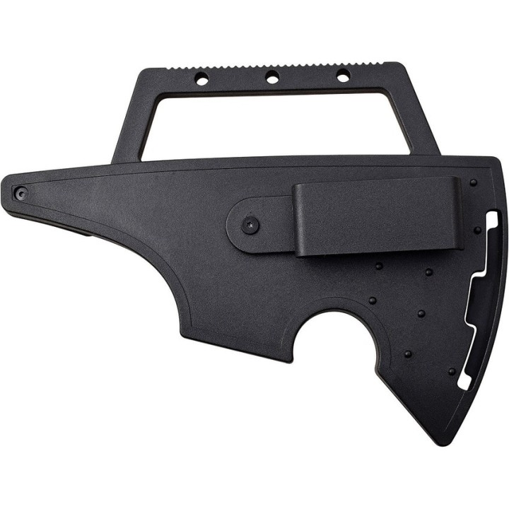 Hache Tomahawk Elite Tactical Axe Acier Inox Manche FRN Etui Plastique  Pied de Biche ETAXE001BK - Livraison Gratuite