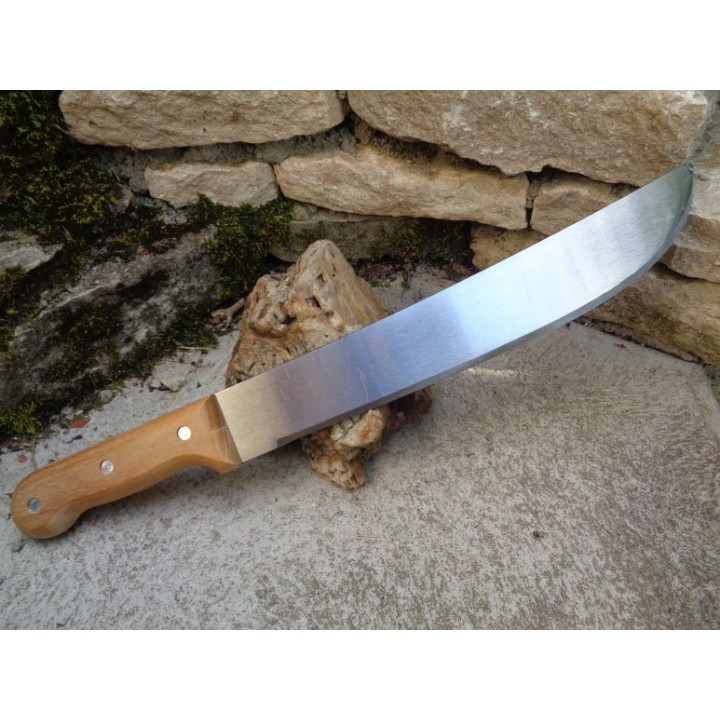Lot de 3 Machette 12 inch Acier Carbone 1055 Manche Bois Made Brazil Machette TRAMONTINA TT20012 - Livraison Gratuite