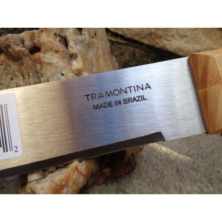 Lot de 3 Machette 12 inch Acier Carbone 1055 Manche Bois Made Brazil Machette TRAMONTINA TT20012 - Livraison Gratuite