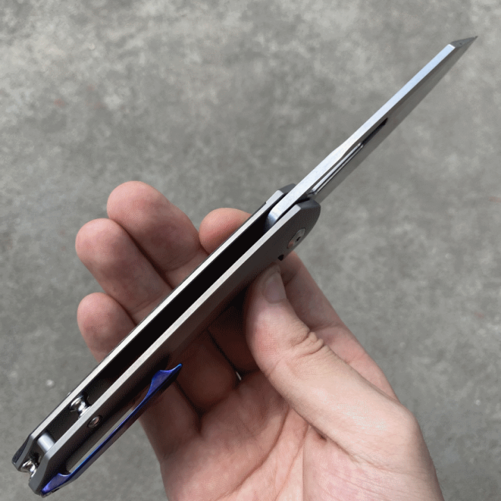 Couteau Kansept Shard Manche Titane/FCarbone Lame Acier S35VN Ball Bearing K1006A3 - Livraison Gratuite