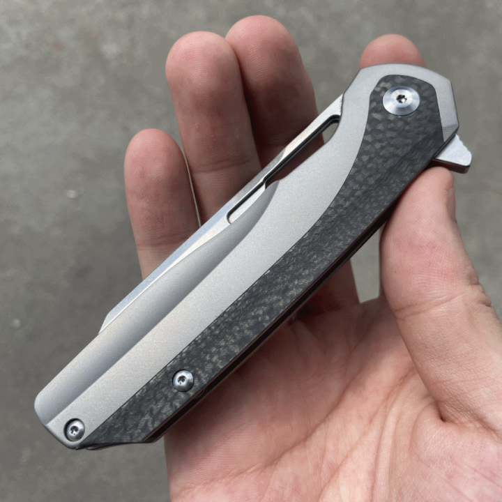 Couteau Kansept Shard Manche Titane/FCarbone Lame Acier S35VN Ball Bearing K1006A3 - Livraison Gratuite